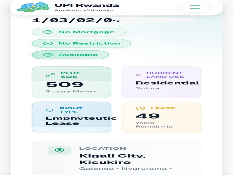 Residential plot Rebero