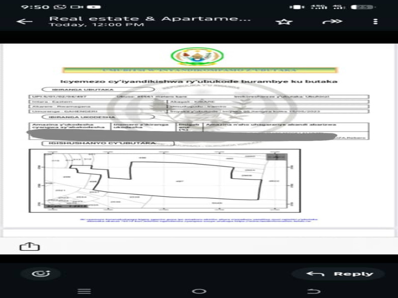 Agriculture land for sale rwamagana gahengeri